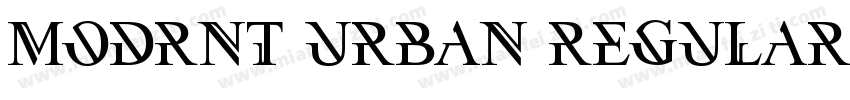 Modrnt urban Regular字体转换